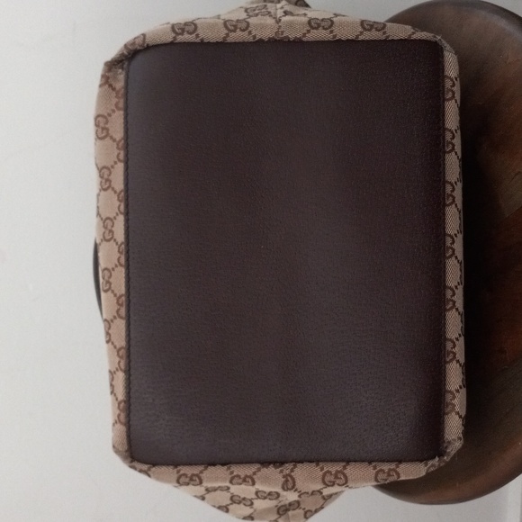 Authentic Gucci GG Monogram Supreme Sherry Web Satchel Tote Bag - Picture 7 of 11